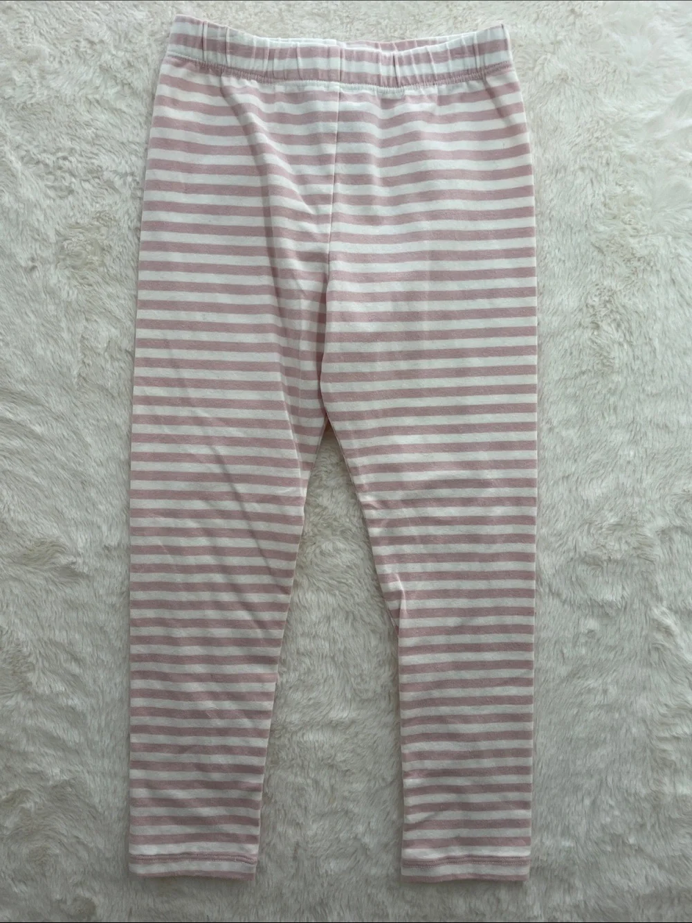 SALE! 25% Off NWT Dylan & Abby Girls White Top and Pink Stripe Leggings Set 5T